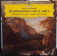 SCHUBERT: SYMPHONIES NOS.3&4, BERLINER PHILHARMONIKER, KARL BÖHM - 2.EL PLAK