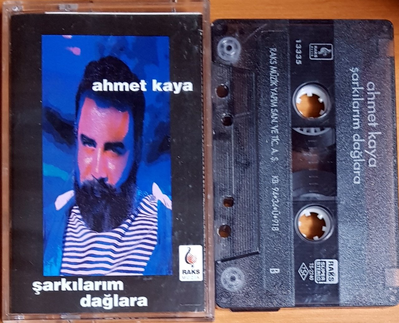 AHMET KAYA - ŞARKILARIM DAĞLARA (1994) RAKS MÜZİK KASET 2.EL