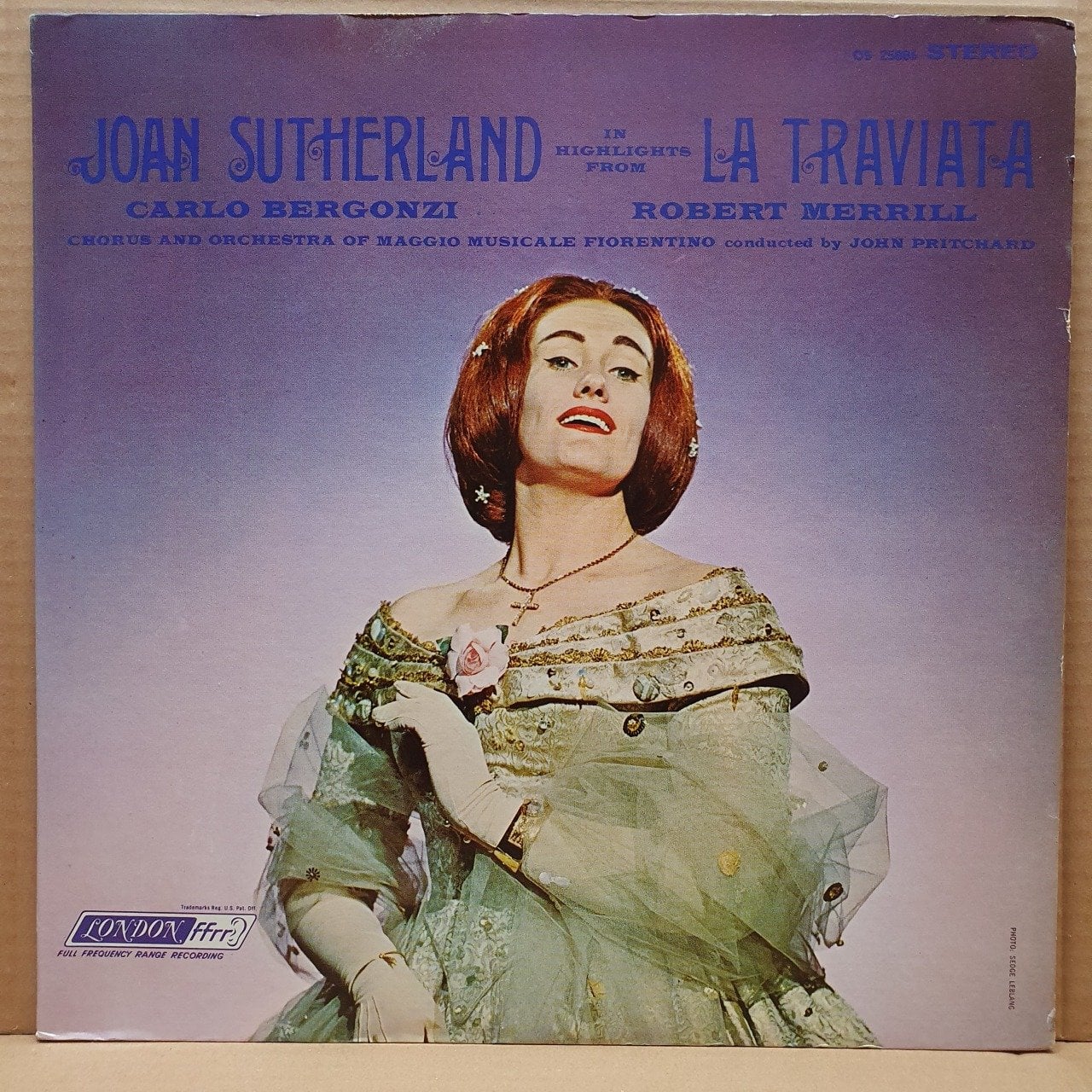 VERDI: LA TRAVIATA HIGHLIGHTS / JOAN SUTHERLAND, JOHN PRITCHARD (1964) - LP 2.EL PLAK