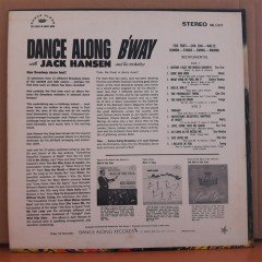 DANCE ALONG B'WAY - JACK HANSEN - LP 2.EL PLAK