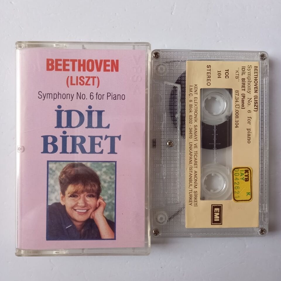 İDİL BİRET - BEETHOVEN [LISZT] SYMPHONY NO.6 FOR PIANO (1987) - KASET 2.EL