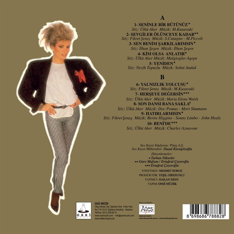 AJDA PEKKAN - SUPERSTAR 4 (1987) - LP 2024 BASIM SIFIR PLAK