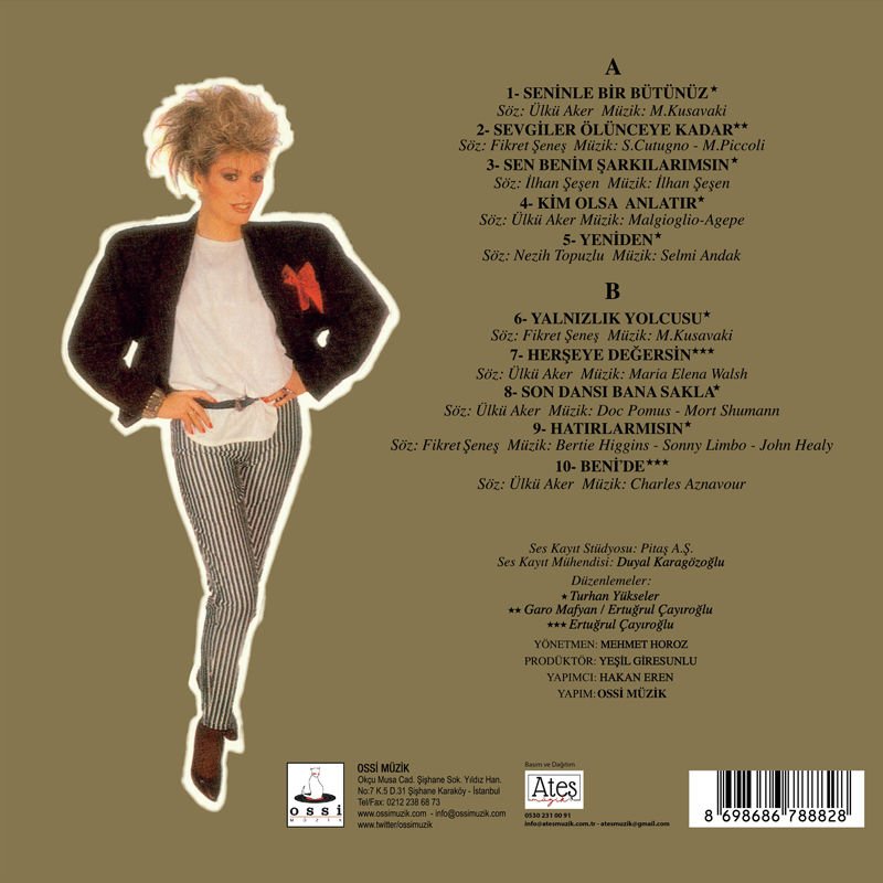 AJDA PEKKAN - SUPERSTAR 4 (1987) - LP 2024 BASIM SIFIR PLAK