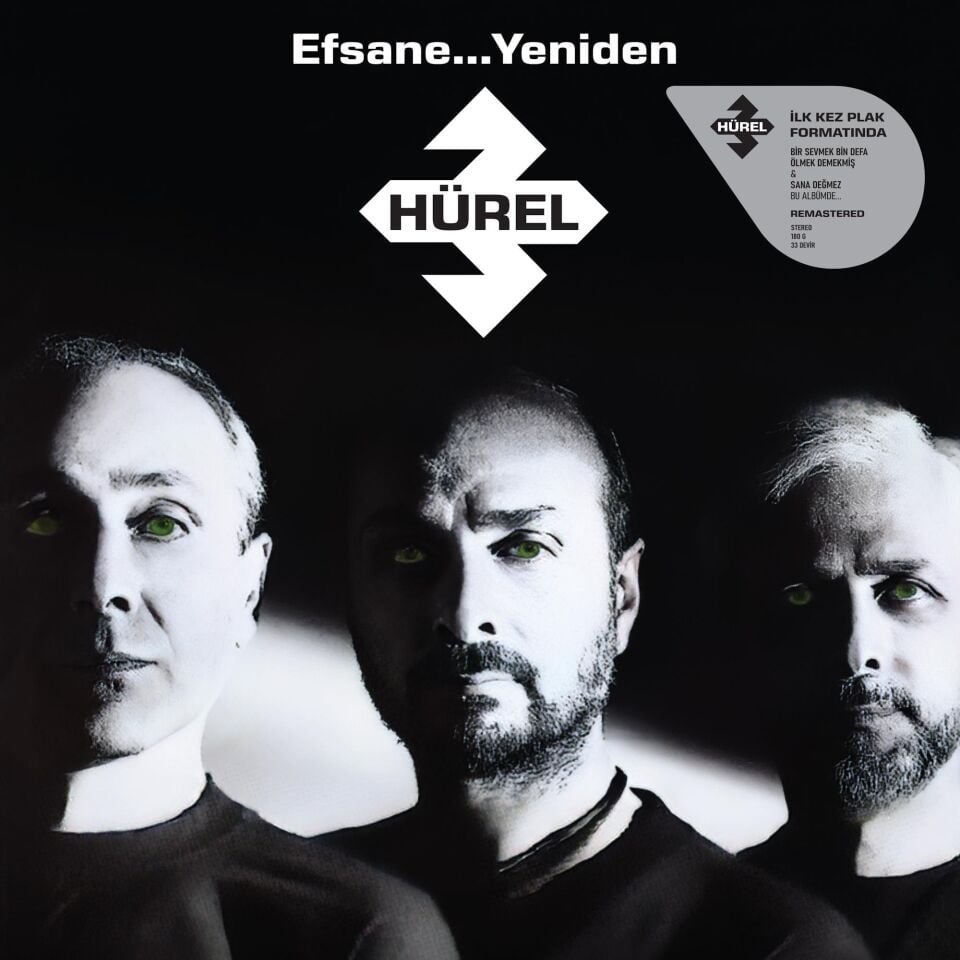 3 HÜREL - EFSANE...YENİDEN (1996) - LP 180GR 2025 BASIM AMBALAJINDA SIFIR PLAK