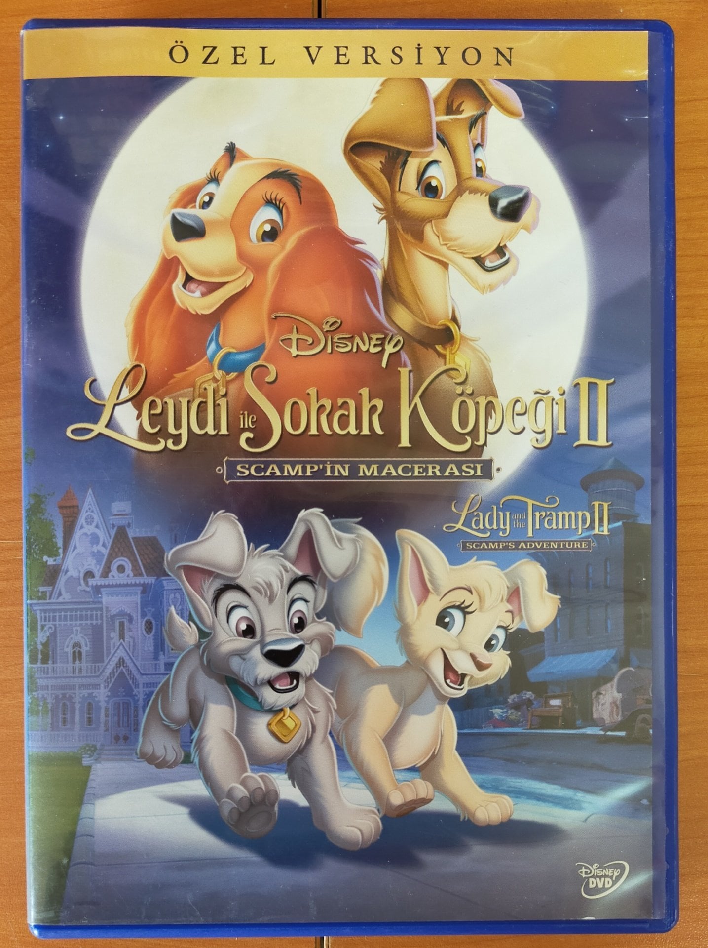 LADY AND THE TRAMP 2 SCAMP'S ADVENTURE - LEYDİ İLE SOKAK KÖPEĞİ II SCAMP'İN MACERASI - DISNEY - DVD 2.EL