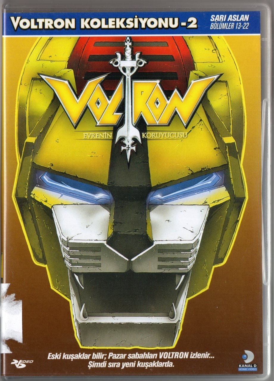 VOLTRON 2 EVRENİN KORUYUCUSU SARI ASLAN - 2DVD SIFIR