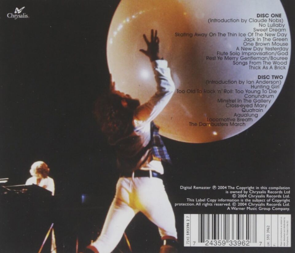JETHRO TULL - LIVE (1978) - 2xCD 2004 REISSUE / JEWEL CASE AMBALJINDA SIFIR ÜRÜN