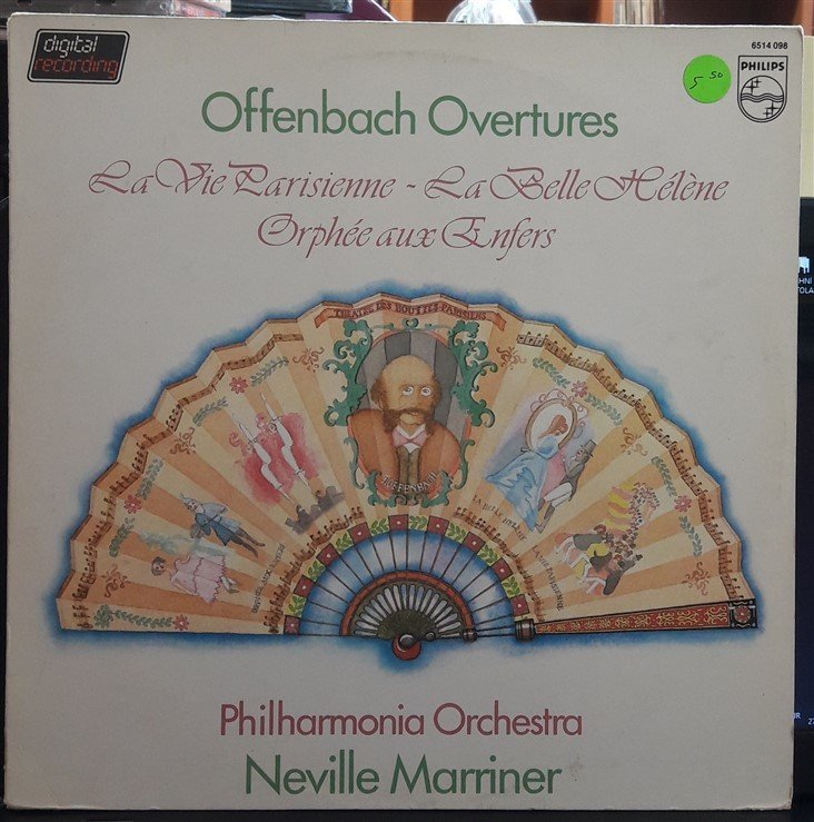 OFFENBACH: OVERTURES, PHILHARMONIA ORCHESTRA, NEVILLE MARRINER - PLAK 2.EL