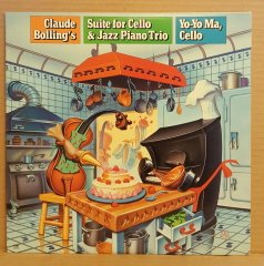 CLAUDE BOLLING - SUITE FOR CELLO & JAZZ PIANO TRIO YO-YO MA (1984) - LP 2.EL PLAK