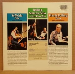 CLAUDE BOLLING - SUITE FOR CELLO & JAZZ PIANO TRIO YO-YO MA (1984) - LP 2.EL PLAK