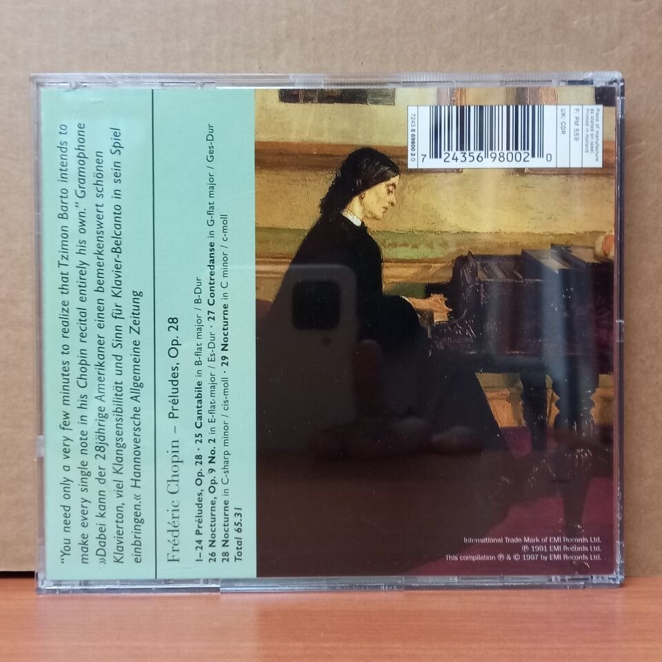 FREDERICK CHOPIN - PRELUDES, OP.28 NOCTURNES / TZIMON BARTO (1997) - CD 2.EL