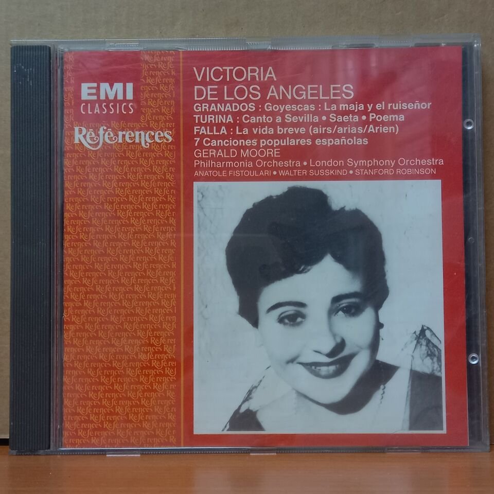 VICTORIA DE LOS ANGELES - GRANADOS / TURINA / FALLA - GERALD MOORE / PHILHARMONIA ORCHESTRA, LONDON SYMPHONY ORCHESTRA / ANATOLE FISTOULARI, WALTER SUSSKIND, STANFORD ROBINSON / 7 CANCIONES POPULARES ESPANOLAS (1991) - CD 2.EL