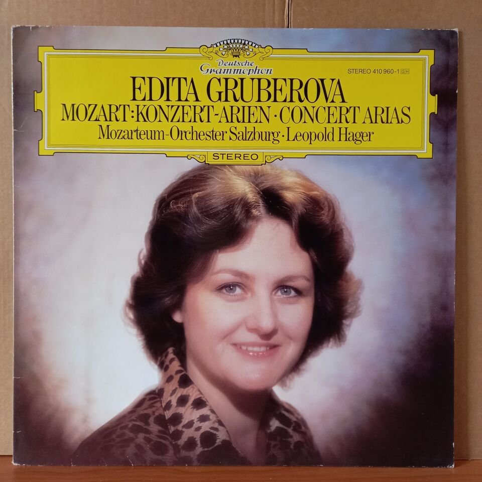 EDITH GRUBEROVA / MOZART: KONZERT-ARIEN, CONCERT ARIAS / MOZARTEUM-ORCHESTER SALZBURG, LEOPOLD HAGER (1983) - LP 2.EL PLAK