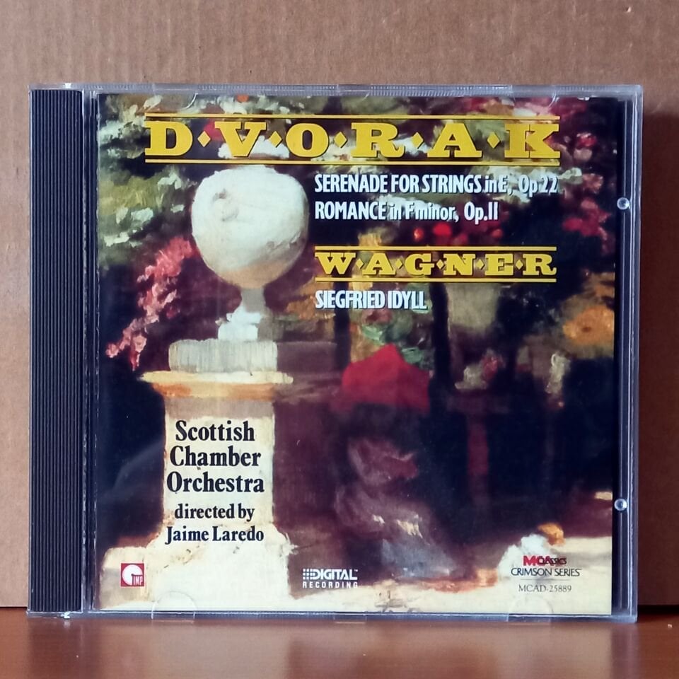 DVORAK: SERENADE FOR STRINGS IN E, OP 22, ROMANCE IN F MINOR, OP.II / WAGNER: SIEGFRIED IDYLL / SCOTTISH CHAMBER ORECHESTRA DIRECTED BY JAIME LAREDO (1989) - CD 2.EL