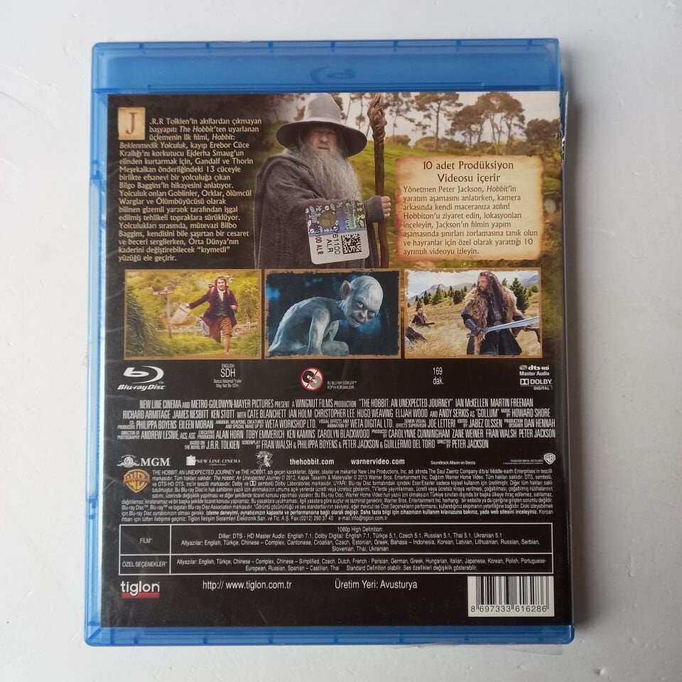 HOBBIT AN UNEXPECTED JOURNEY - BEKLENMEDİK YOLCULUK - BLU-RAY 2.EL