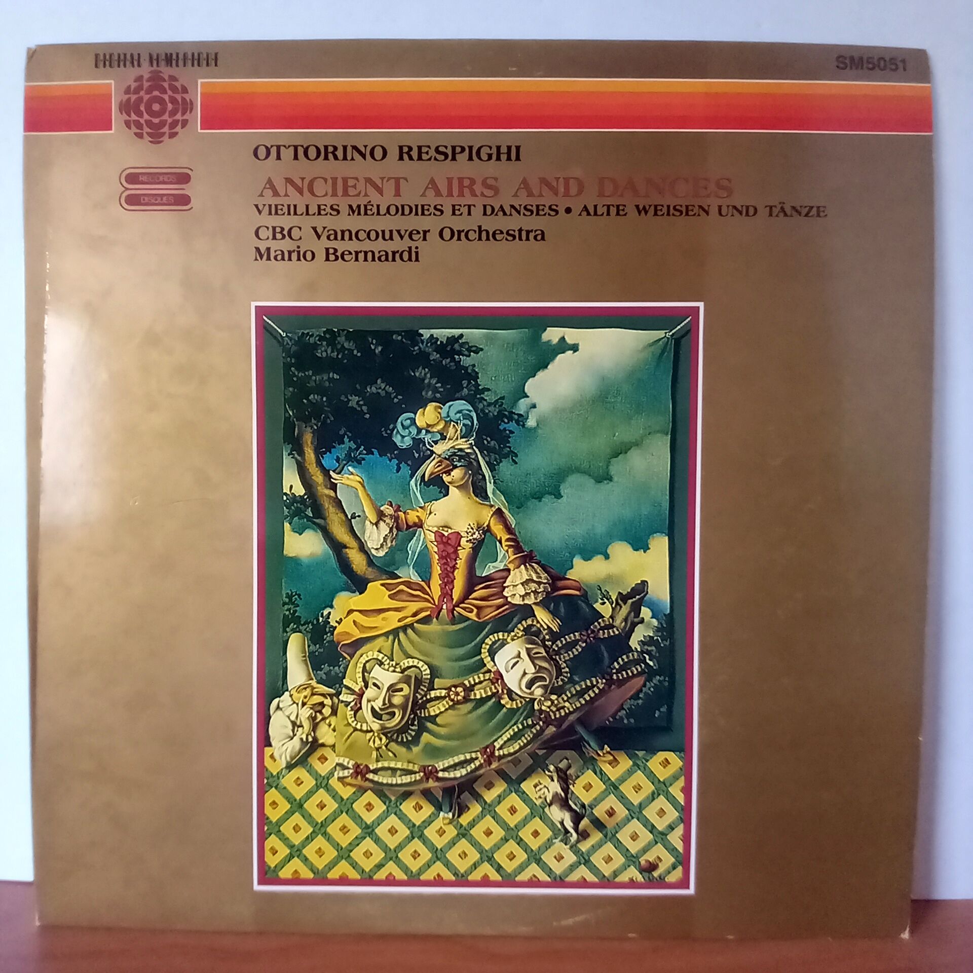 OTTORINO RESPIGHI: ANCIENT AIRS AND DANCES / CBC VANCOUVER ORCHESTRA, MARIO BERNARDI (1986) - LP 2.EL PLAK