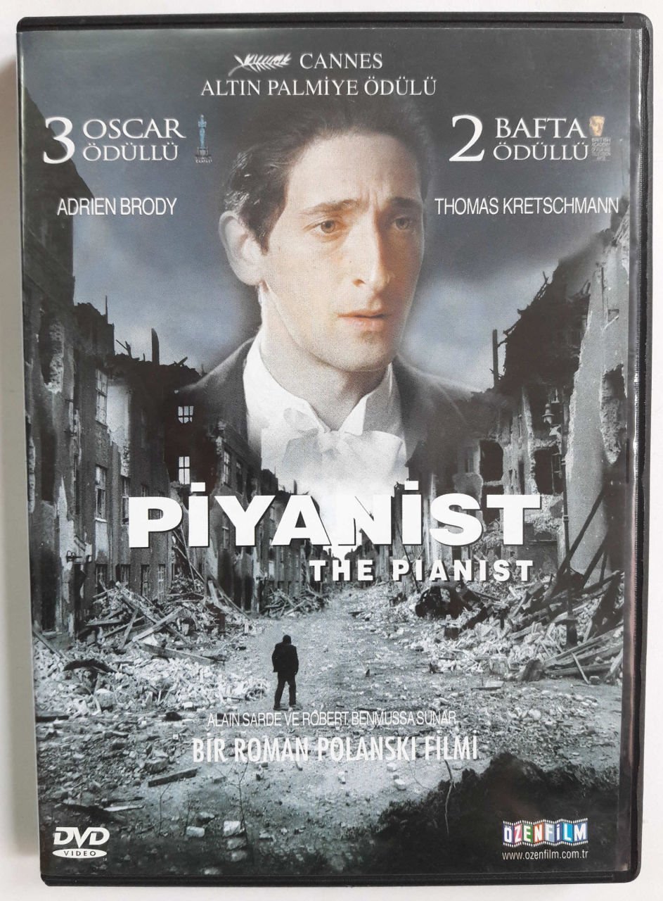 PİYANİST - THE PIANIST - ADRIEN BRODY - ROMAN POLANSKI - DVD 2.EL