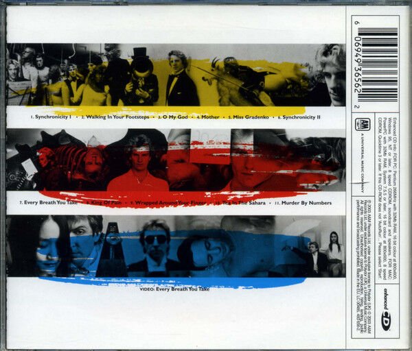 THE POLICE – SYNCHRONICITY (1983) - CD REMASTERED 2003 REISSUE JEWEL CASE AMBALAJINDA SIFIR