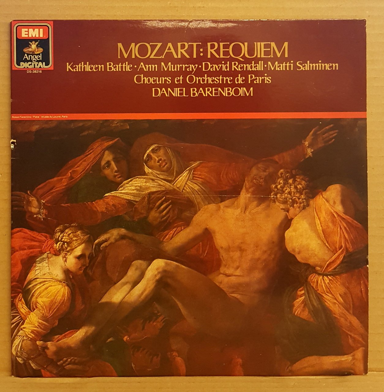 MOZART - REQUIEM / DANIEL BARENBOIM KATHLEEN BATTLE ANN MURRAY (1985) - LP 2.EL PLAK