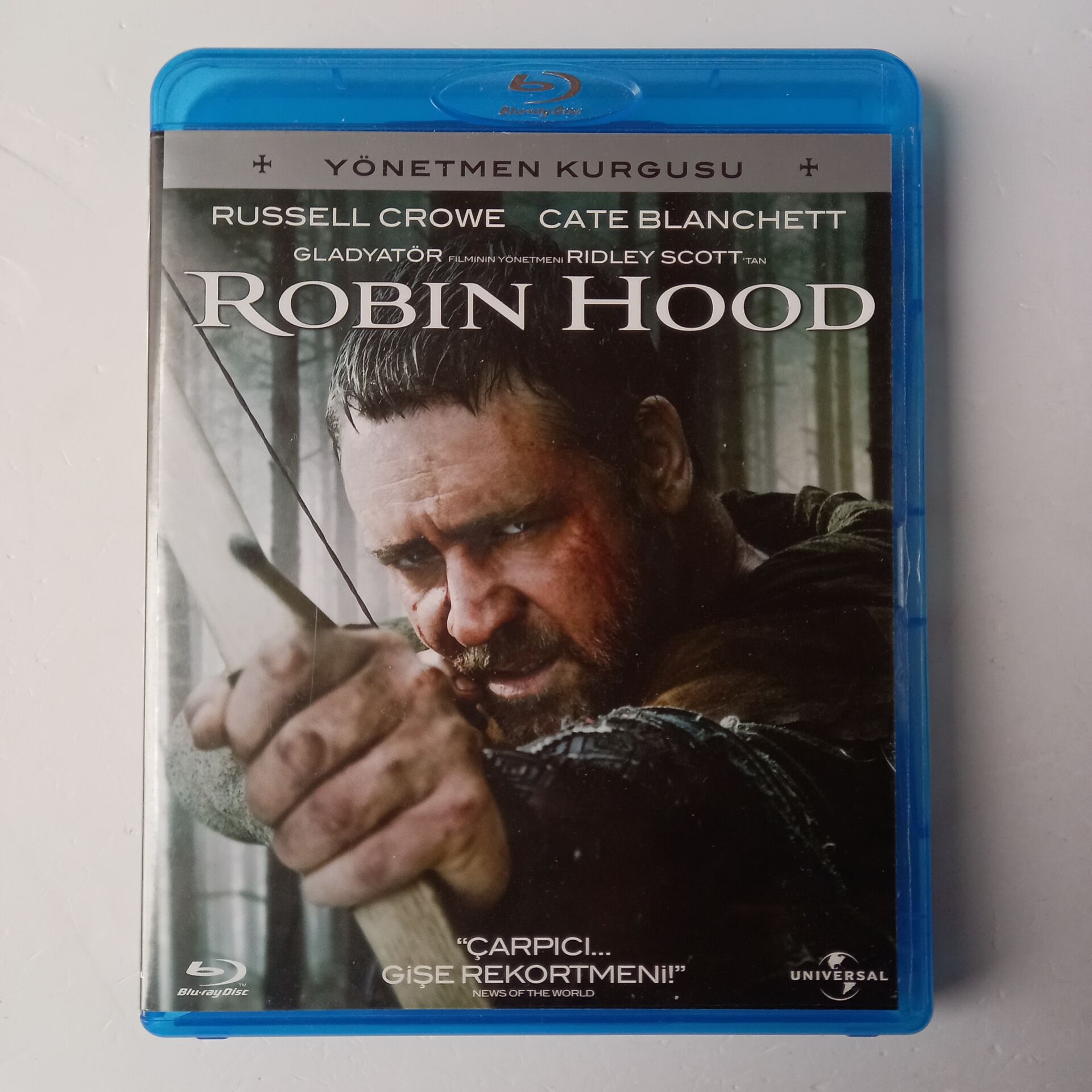 ROBIN HOOD - RIDLEY SCOTT - RUSSELL CROWE - CATE BLANCHETT - BLU-RAY 2.EL