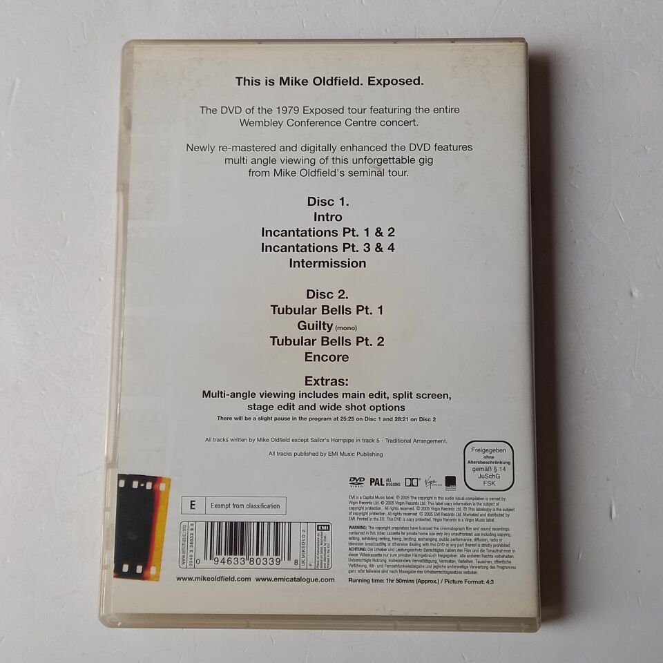 MIKE OLDFIELD - EXPOSED - 2DVD 2.EL