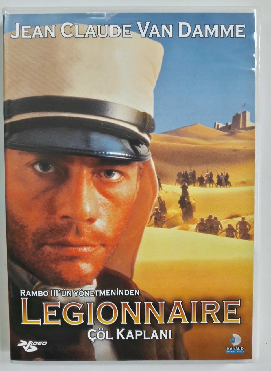 LEGIONNAIRE - ÇÖL KAPLANI - JEAN CLAUDE VAN DAMME - DVD SIFIR