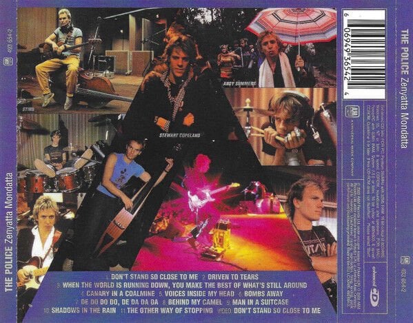 THE POLICE – ZENYATTA MONDATTA (1980) - CD REMASTERED 2003 REISSUE JEWEL CASE AMBALAJINDA SIFIR