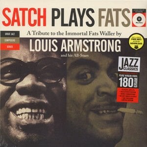 LOUIS ARMSTRONG AND HIS ALL-STARS - SATCH PLAYS FATS (1955) LP 2014 REMASTERED LIMITED EDITION 180GR SIFIR PLAK