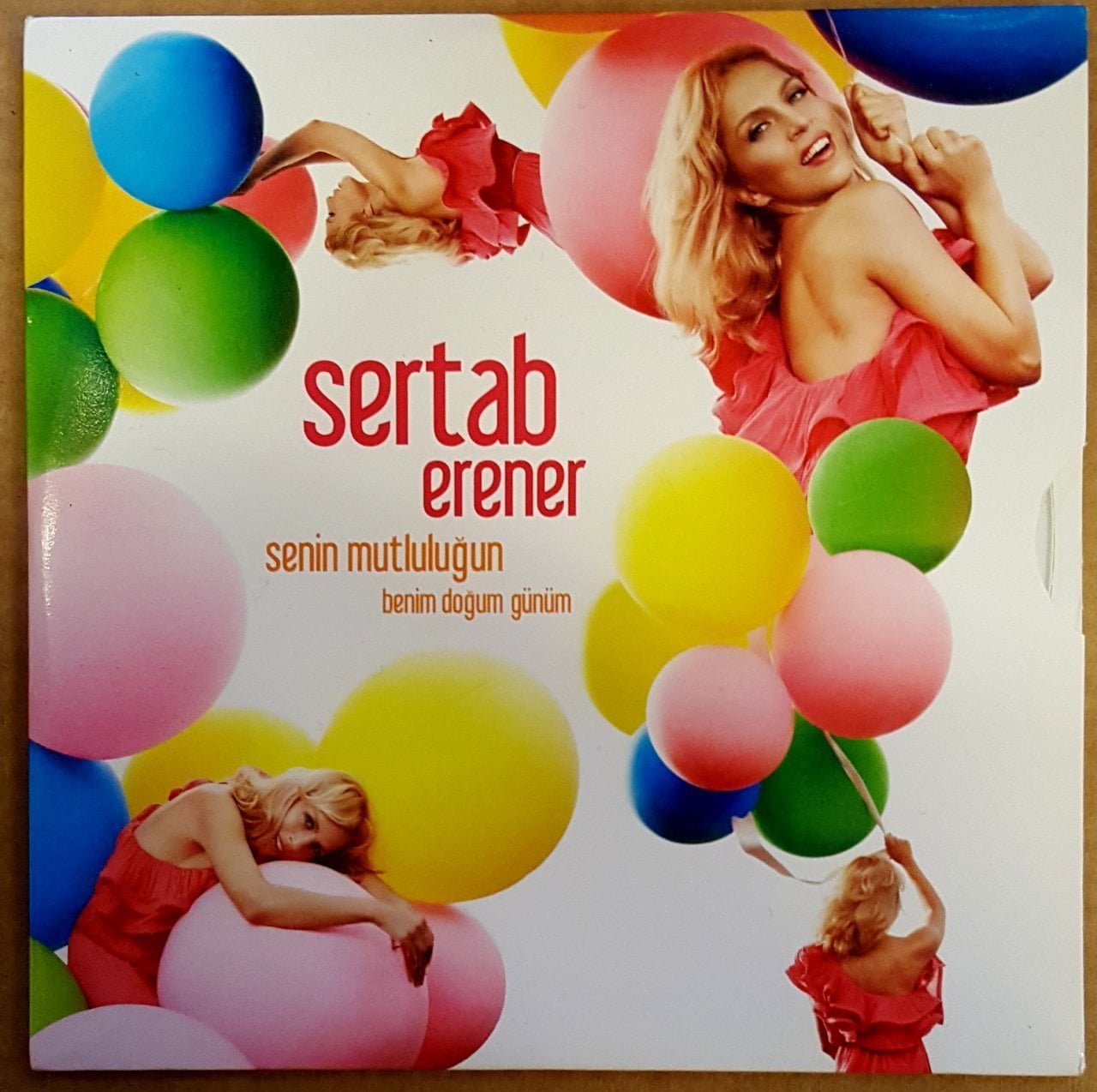 SERTAB ERENER SENİN MUTLULUĞUN BENİM DOĞUM GÜNÜM CD SINGLE MIGROS PROMO CARDSLEEVE 2.EL