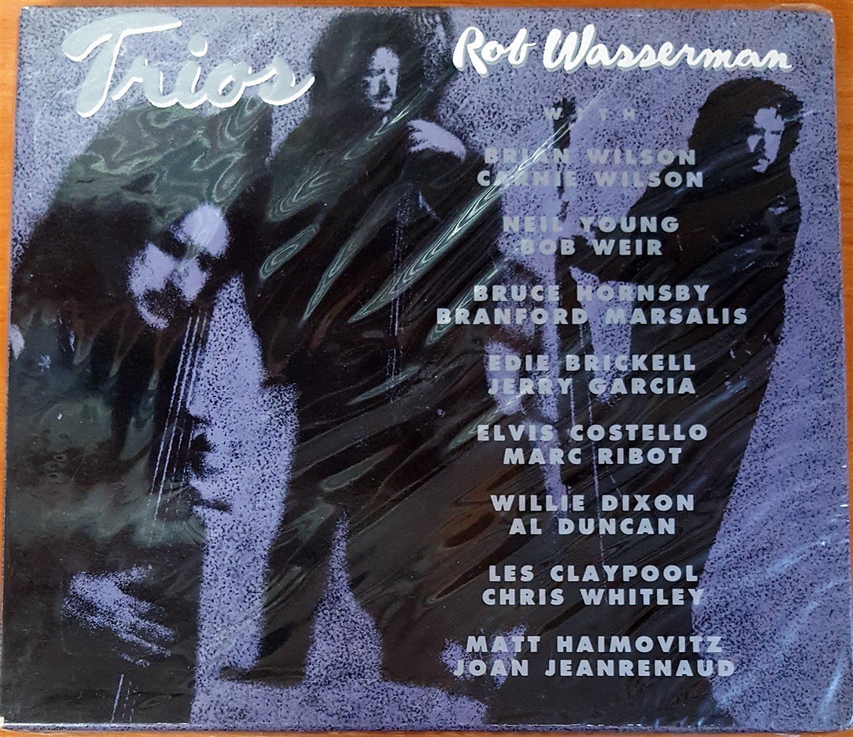 ROB WASSERMAN - TRIOS / ELVIS COSTELLO MARC RIBBOT NEIL YOUNG LES CLAYPOOL (1994) GRP RECORDS CD SIFIR
