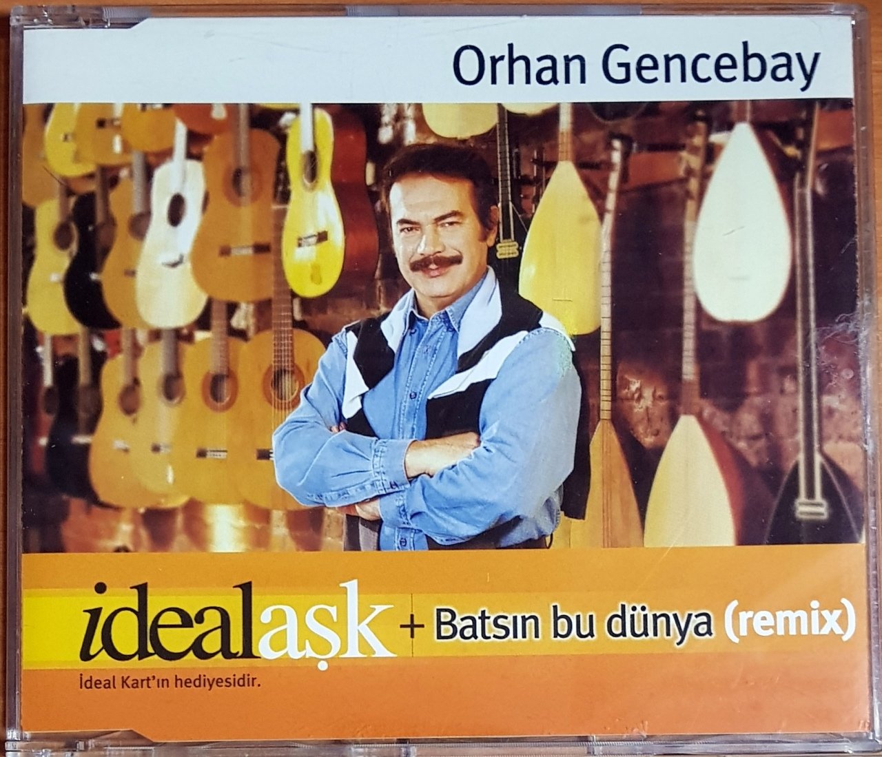 ORHAN GENCEBAY - İDEAL AŞK & BATSIN BU DÜNYA (2002) KERVAN PROMO SINGLE CD 2.EL