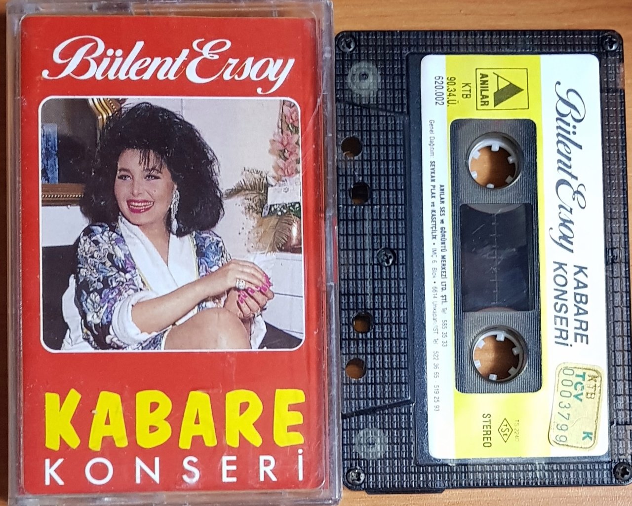 BÜLENT ERSOY - KABARE KONSERİ (1990) ANILAR KASET 2.EL