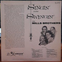 MILLS BROTHERS - SINGIN' AND SWINGIN' - PLAK 2.EL