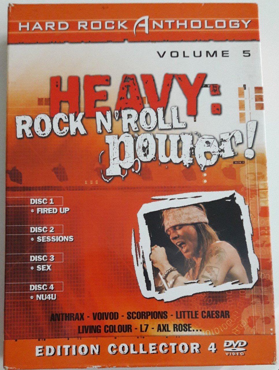 HEAVY: ROCK N'ROLL POWER! HARD ROCK ANTHOLOGY VOLUME 5 - 4DVD 2.EL