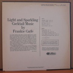 COCTAIL TIME WITH FRANKIE CARLE (1967) - LP 2.EL PLAK