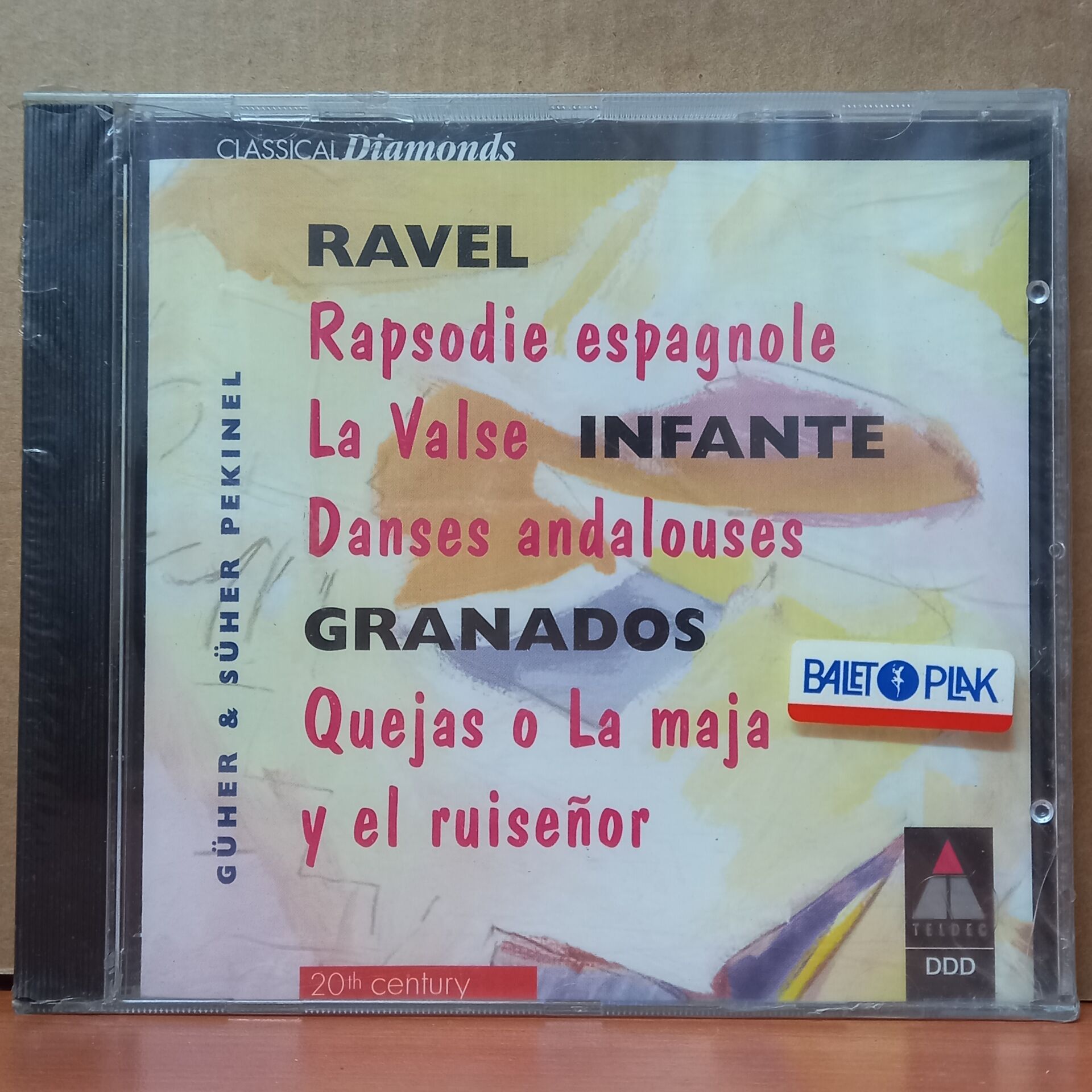 RAVEL, INFANTE, GRANADOS, GÜHER & SÜHER PEKINEL - RAPSODIE ESPAGNOLE / LA VALSE / DANSES ANDALOUSES / QUEJAS O LA MAJA Y EL RUISEÑOR (1997) - CD SIFIR