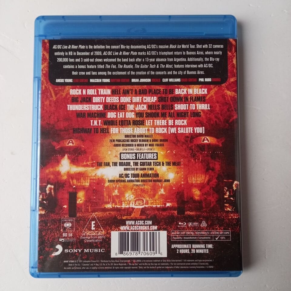 AC/DC - LIVE AT RIVER PLATE - BLU-RAY 2.EL