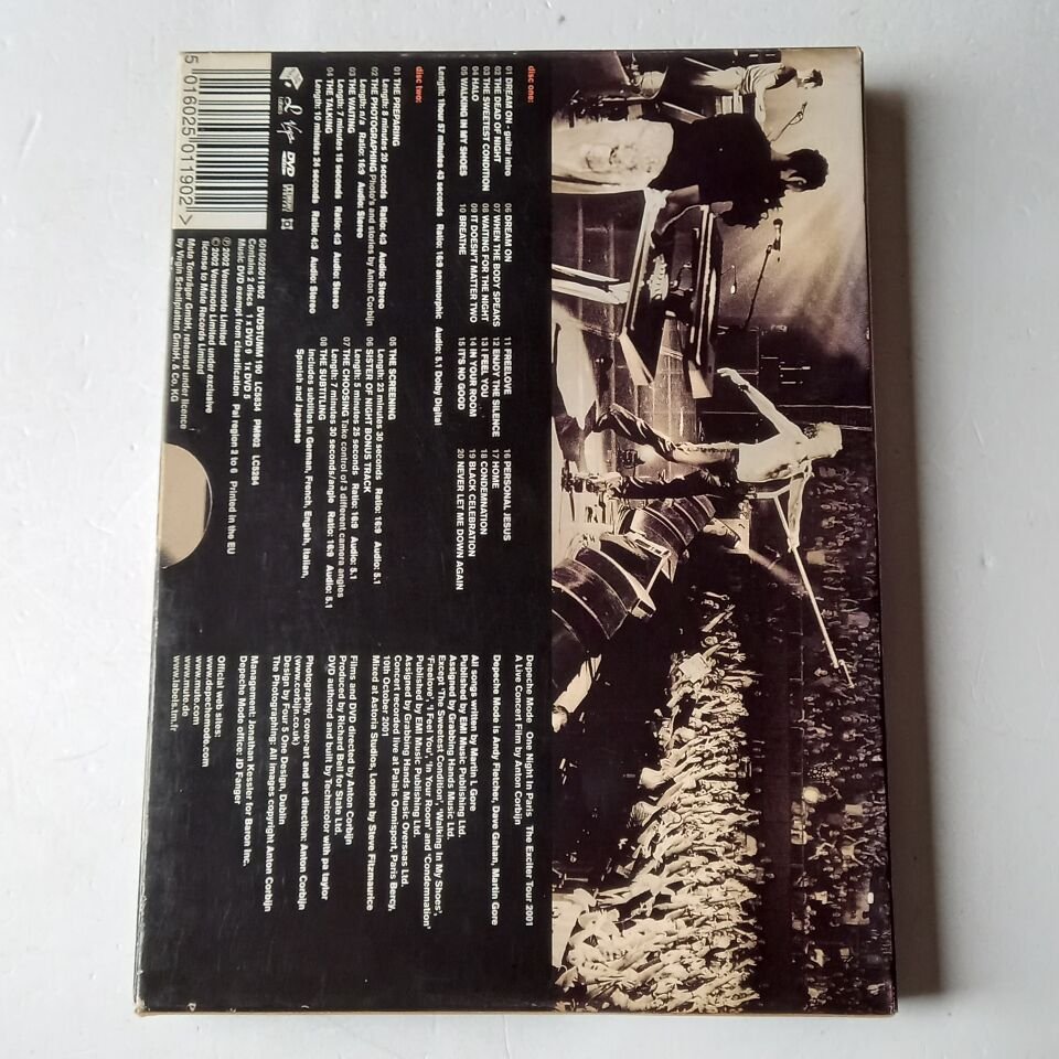 DEPECHE MODE - ONE NIGHT IN PARIS / THE EXCITER TOUR 2001 - 2DVD 2.EL