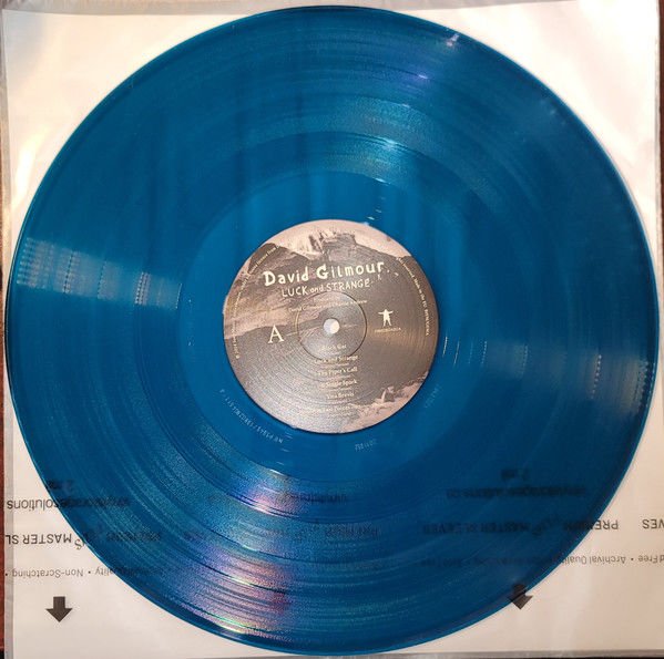 DAVID GILMOUR - LUCK AND STRANGE (2024) - LP TRANSLUCENT SEA BLUE COLOURED EDITION SIFIR PLAK