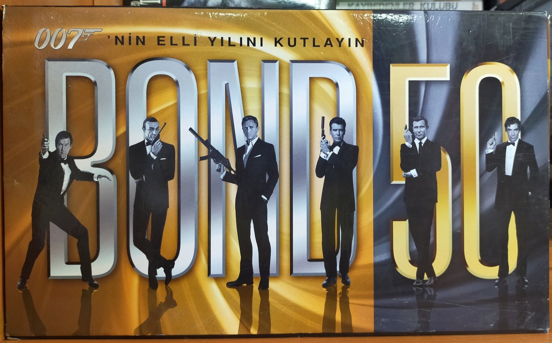 JAMES BOND 50 - 007'NİN ELLİ YILI - 22 FİLM 22 DVD BOXSET 2.EL