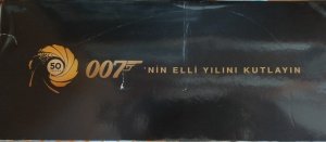 JAMES BOND 50 - 007'NİN ELLİ YILI - 22 FİLM 22 DVD BOXSET 2.EL
