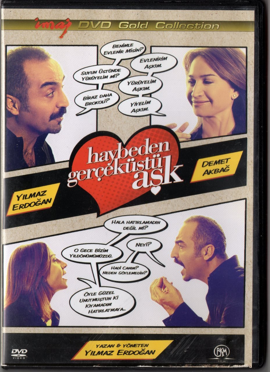 HAYBEDEN GERÇEKÜSTÜ AŞK - YILMAZ ERDOĞAN & DEMET AKBAĞ - DVD 2.EL