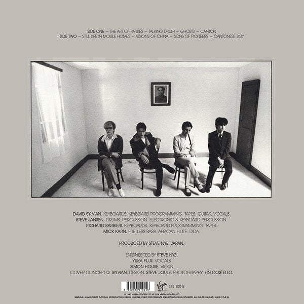 JAPAN - TIN DRUM (1981) - LP 2014 REISSUE 180GR SIFIR PLAK