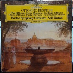 RESPIGHI: PINI DI ROMA, BOSTON SYMPHONY ORCHESTRA, SEIJI OZAWA - 2.EL PLAK