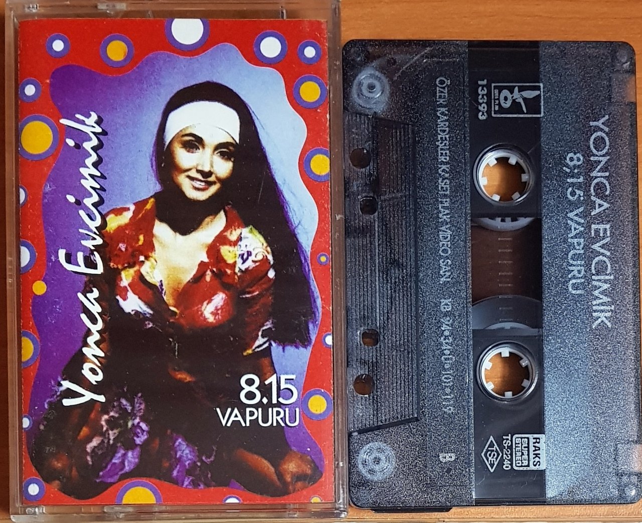 YONCA EVCİMİK - 8.15 VAPURU / ÖZER KARDEŞLER KASET 2.EL