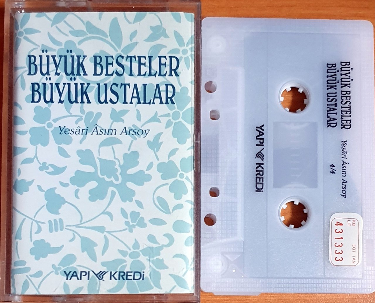 BÜYÜK BESTELER BÜYÜK USTALAR 4/4 / YESARİ ASIM ARSOY - KASET YAPI KREDİ 2.EL