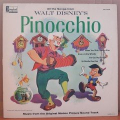 PINOCCHIO (1959) - SOUNDTRACK - WALT DISNEY - LP PLAK 2.EL