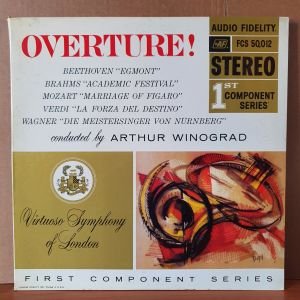 OVERTURE / BEETHOVEN, BRAHMS, MOZART, VERDI, WAGNER / ARTHUR WINOGRAD, VIRTUOSO SYMPHONY OF LONDON (1959) - LP 2.EL PLAK
