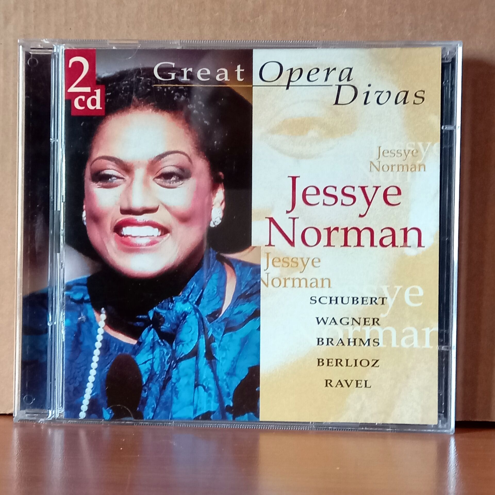 JESSYE NORMAN / SCHUBERT, WAGNER, BRAHMS, BERLIOZ, RAVEL / GREAT OPERA DIVAS (1998) - 2CD 2.EL