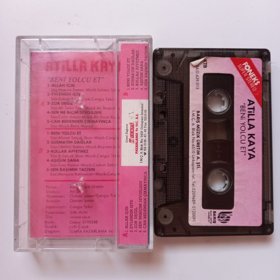 ATİLLA KAYA - BENİ YOLCU ET (1990) - KASET 2.EL